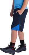 🩳 c9 champion boys' color block shorts with 9" inseam логотип