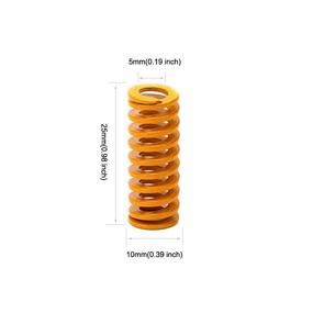 img 1 attached to Befenybay 10PCS 10Mm OD 25Mm Long Yellow Light Load Compression Mould Die Spring (Yellow-10-25)