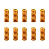 befenybay 10pcs 10mm od 25mm long yellow light load compression mould die spring (yellow-10-25) logo