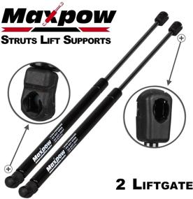 img 4 attached to 🚪 Reliable Rear Hatch Support for Santa Fe 2007-2012 | Tailgate Assist | Maxpow Lift Supports (2pcs) PM1017