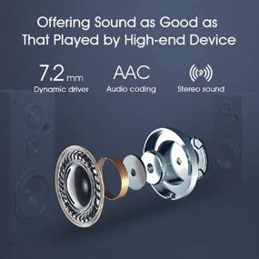 img 2 attached to Беспроводные наушники Jeabo GT1 Bluetooth 5.0: легкое подключение, управление сенсорным касанием, динамический драйвер 7,2 мм, защита IPX5 от воды, общее время работы 12 часов (черные)