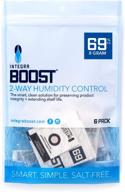 integra boost rh 2-way humidity control, 69% - pack of 6, 8 gram - effective moisture control solution логотип