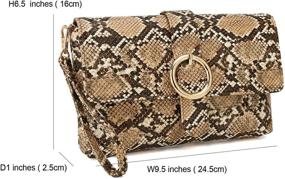 img 1 attached to Charming Tailor Python 🐍 Clutch - Women's Handbags & Wallets