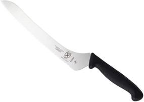 img 4 attached to 🔪 Эффективное резание с ножом для хлеба Mercer Culinary Millennia Black Handle, 9 дюймов с гофрированным лезвием, смещенной рукояткой