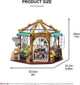 img 1 attached to Transform Your Morning Routine with the Dollhouse Coffee Green House for Adults