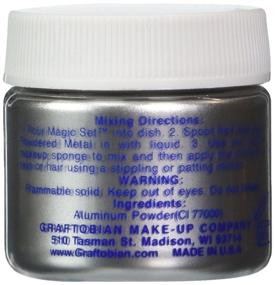 img 2 attached to 💫 Graftobian Powdered Metal - Silver Shade (0.5 oz)