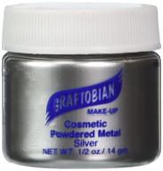 💫 graftobian powdered metal - silver shade (0.5 oz) logo