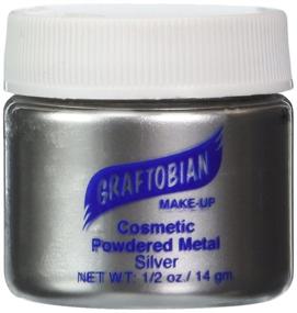 img 3 attached to 💫 Graftobian Powdered Metal - Silver Shade (0.5 oz)