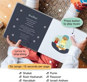 img 3 attached to Delightful Cali's Books Jewish Children's Book: Immersive Jewish Baby and Toddler 📚 Sound Book for Celebrating Jewish Holidays and Traditions. Perfect Hanukkah Gifts for Kids!