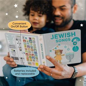 img 2 attached to Delightful Cali's Books Jewish Children's Book: Immersive Jewish Baby and Toddler 📚 Sound Book for Celebrating Jewish Holidays and Traditions. Perfect Hanukkah Gifts for Kids!