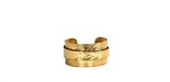 💫 richera gold plated brass bangle: exquisite girls' jewelry in bracelets logo