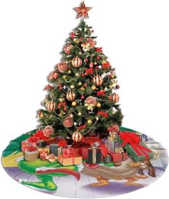 img 1 attached to 🎄 Betlex Christmas Tree Skirt - Perfect Xmas Party and Holiday Decorations - 36 inch