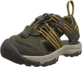 img 4 attached to Teva Manatee Sport Sandal Little Boys' Shoes ~ Outdoor