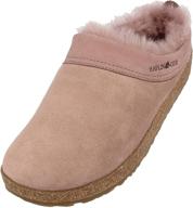 👞 haflinger womens slippers mule anthrazit: comfortable and stylish men's shoes logo