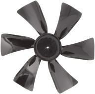 🔄 dumble rv bathroom fan blade replacement - 6in black 0.094in d-bore camper fan blade, dumble fan blades replacement logo