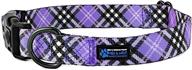 🐾 max and neo plaid pattern dog collar with donation - every collar sold supports a dog rescue logo