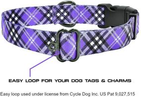 img 3 attached to 🐾 Max and Neo Plaid Pattern Dog Collar with Donation - Every Collar Sold Supports a Dog Rescue