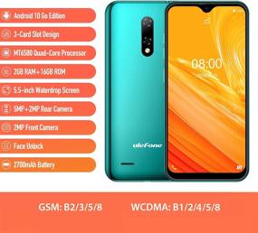 img 3 attached to 📱 Ulefone Note 8 Unlocked Smartphone (2020) - 2GB+16GB - Dual Rear Camera - Triple Card Slots - 5.5" Full-Screen - 3G Dual SIM - Face Recognition - Green