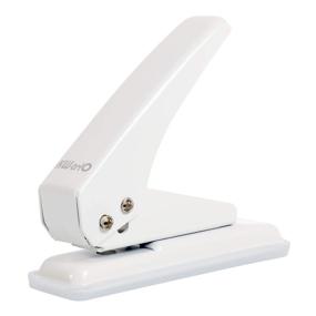 img 4 attached to 🔑 Ivory White Handheld 1 Hole Punch with Lock - 20 Sheet Capacity, Anti-Skid Base - Ideal for Office, School, Home, DIY Crafts - 1/4" Circle Hole Puncher