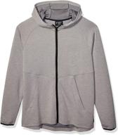 jockey active hoodie charcoal heather men's clothing logo