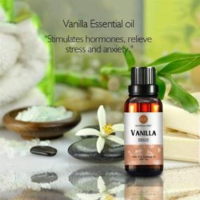 img 2 attached to 🌿 Organic Vanilla Essential Oil (30ML) - 100% Pure Natural Aromatherapy Oil for Diffuser, Massage, Skin Care, Yoga, Sleep