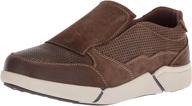 propet mens lane loafer coffee men's shoes logo