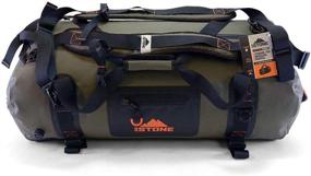 img 3 attached to 🌊 SupremeWaterproof Scuba Zipper Dry Bag - Versatile as Duffel, Backpack or Shoulder - Compact (40L), Standard (70L) and XL (90L)