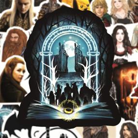 img 2 attached to 🧙 The Hobbit Laptop Stickers for Adults - 50 Pcs/Pack Classic Movie Decals: Waterproof, Vinyl, for Water Bottles, Laptops, Cars, and More