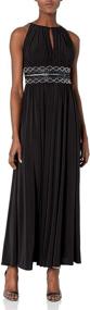 img 2 attached to 👗 Richards Women's Halter Dress with Beaded Waist – Fashionable Women's Clothing