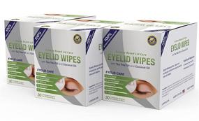 img 1 attached to 🌿 Organic Eyelid Wipes infused with Tea Tree and Coconut Oil - Soothing Eye Wipes for Itchy Eyes - Pack of 30 Natural Eye Cleansing Wipes