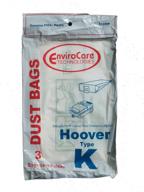 🧹 комплект пылесборников, совместимых с пылесосами hoover типа k (12 шт.) - замена от envirocare для эффективной вакуумной уборки. логотип