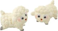 🐑 appletree design lamb salt and pepper set, 2-1/2-inch: quirky and charming kitchenware for seasoning delights logo