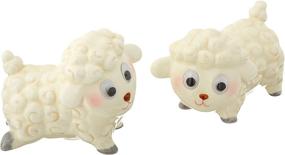 img 1 attached to 🐑 Appletree Design Lamb Salt and Pepper Set, 2-1/2-Inch: Quirky and Charming Kitchenware for Seasoning Delights