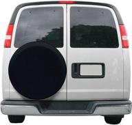 🚐 rv spare tire cover - classic accessories over drive universal fit, black, diameter 29"-31" wheels logo