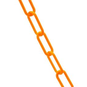 img 3 attached to 🚧 100-Foot Steelman Orange Plastic Safety Barrier Chain ideal for Construction Site or Garage