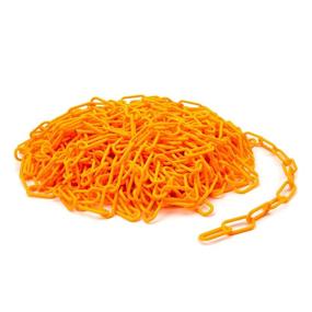 img 4 attached to 🚧 100-Foot Steelman Orange Plastic Safety Barrier Chain ideal for Construction Site or Garage