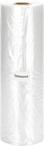 img 2 attached to 🛍️ Immuson Food Storage Bags: 12 x 20 Plastic Produce Bag on a Roll - 2 Rolls (700 Bags) Clear Bags for Fruits, Vegetables, Bread - 350 Bags Per Roll