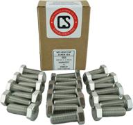 🔩 304 stainless steel hex head bolts, sae fine thread, 3/8-24 x 1" - pack of 25, various lengths available logo