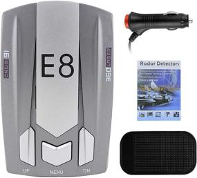 img 4 attached to 🚗 High-Performance Gray Radar Detector for Cars - Long Range Detection & Voice Alerts