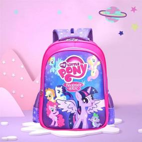 img 3 attached to 🎒 Waterproof Princess School Bookbag Backpack