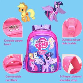 img 2 attached to 🎒 Waterproof Princess School Bookbag Backpack