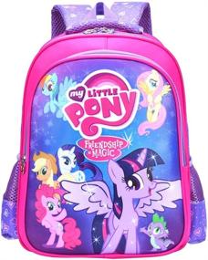 img 4 attached to 🎒 Waterproof Princess School Bookbag Backpack