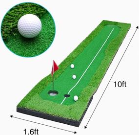 img 3 attached to 🏌️ Enhance Your Golf Skills with our Large Professional Golf Putting Green System - Perfect for Indoor or Outdoor Training!