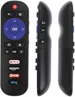 📺 enhanced en3b32hs remote control compatible with hisense roku tv models: 48h4c, 50h4c, 40h4c1, 32h4ca, 32h4c, 40h4, 40h4c, 48h4 logo