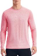 👕 long sleeve workout shirts for men - high performance moisture wicking athletic gear logo