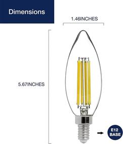 img 2 attached to 💡 Candelabra Chandelier Replacement: FLSNT Equivalent for Maximum Effectiveness