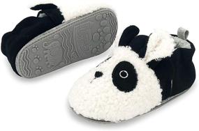 img 1 attached to BENHERO Cartoon Slipper Moccasins Toddler Boys' Shoes in Slippers