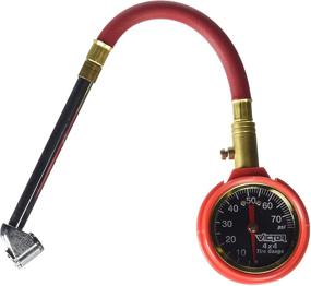 img 1 attached to 🔧 Victor 22-5-00874-8 Dial Tire Gauge with Hose - Multi, Universal Size