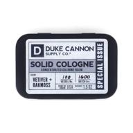 🌿 duke cannon solid cologne special issue - vetiver + oakmoss assortment: long-lasting fragrance in a convenient 16 oz size logo