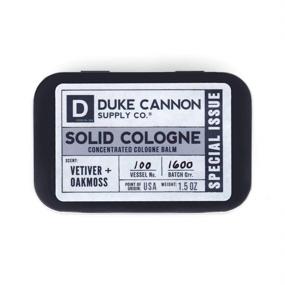 img 4 attached to 🌿 Duke Cannon Solid Cologne Special Issue - Vetiver + Oakmoss Assortment: Long-lasting Fragrance in a Convenient 16 Oz Size